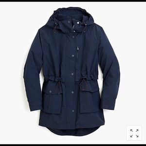 Jcrew Navy Raincoat